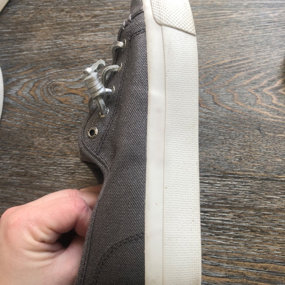 Sperry Top-Sider Sky Sail Metallic Twill Sneaker - Picture 6 of 6